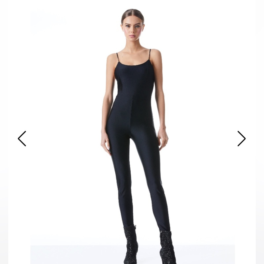 Alice and Olivia black jumpsuit